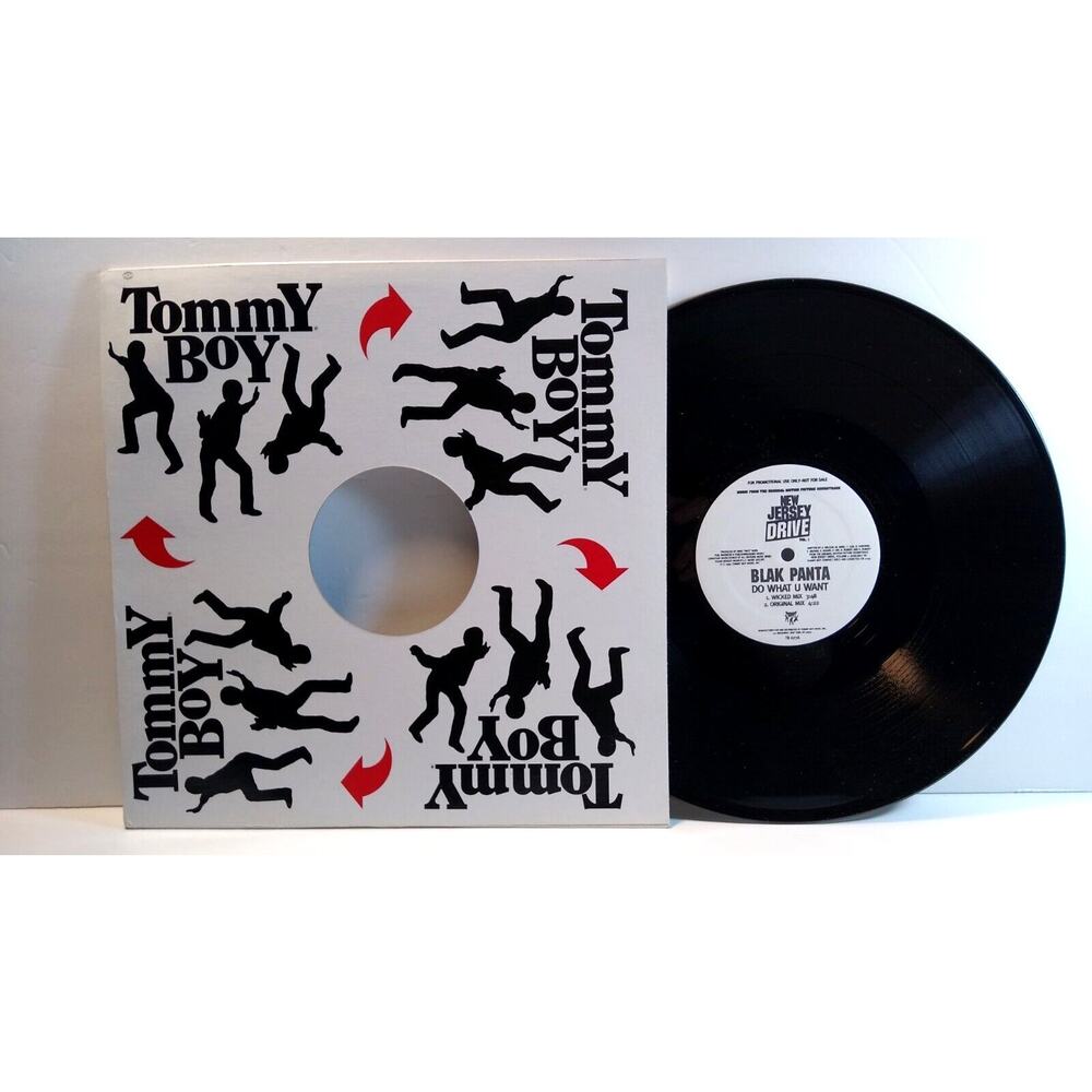 Blak Panta Do What U Want 12" Vinyl Record PROMO Electronic Hip Hop 95 Tommy Boy